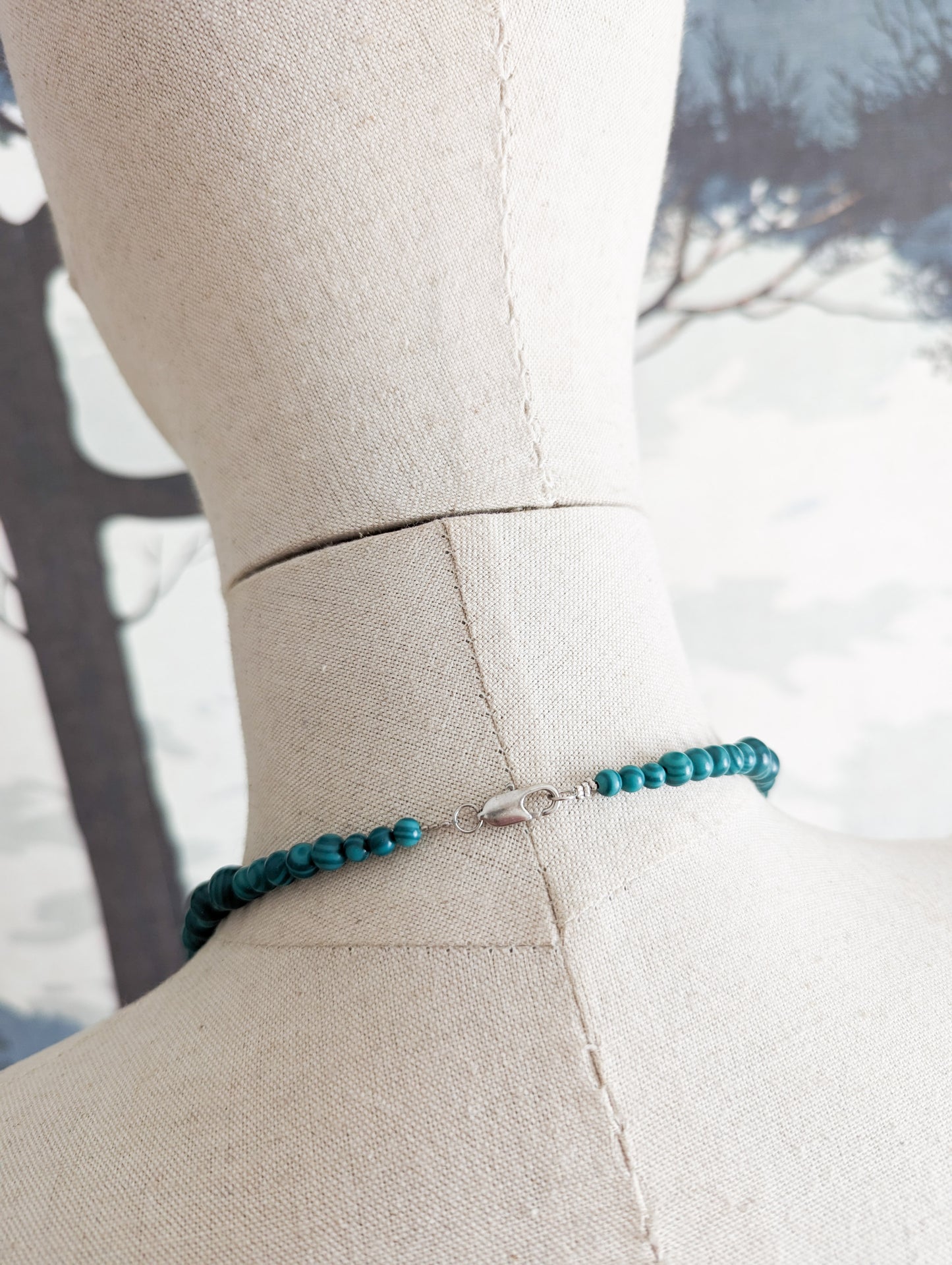 Collier façon Malachite