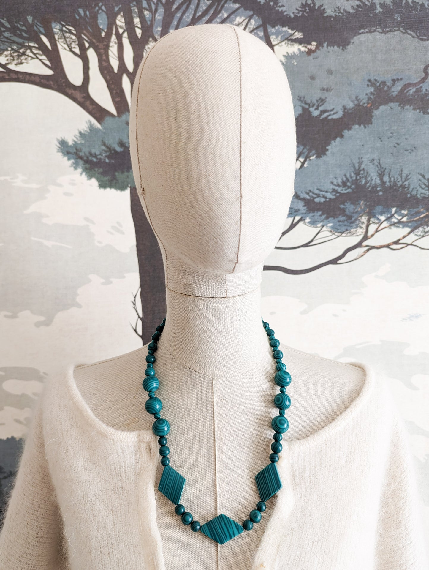 Collier façon Malachite