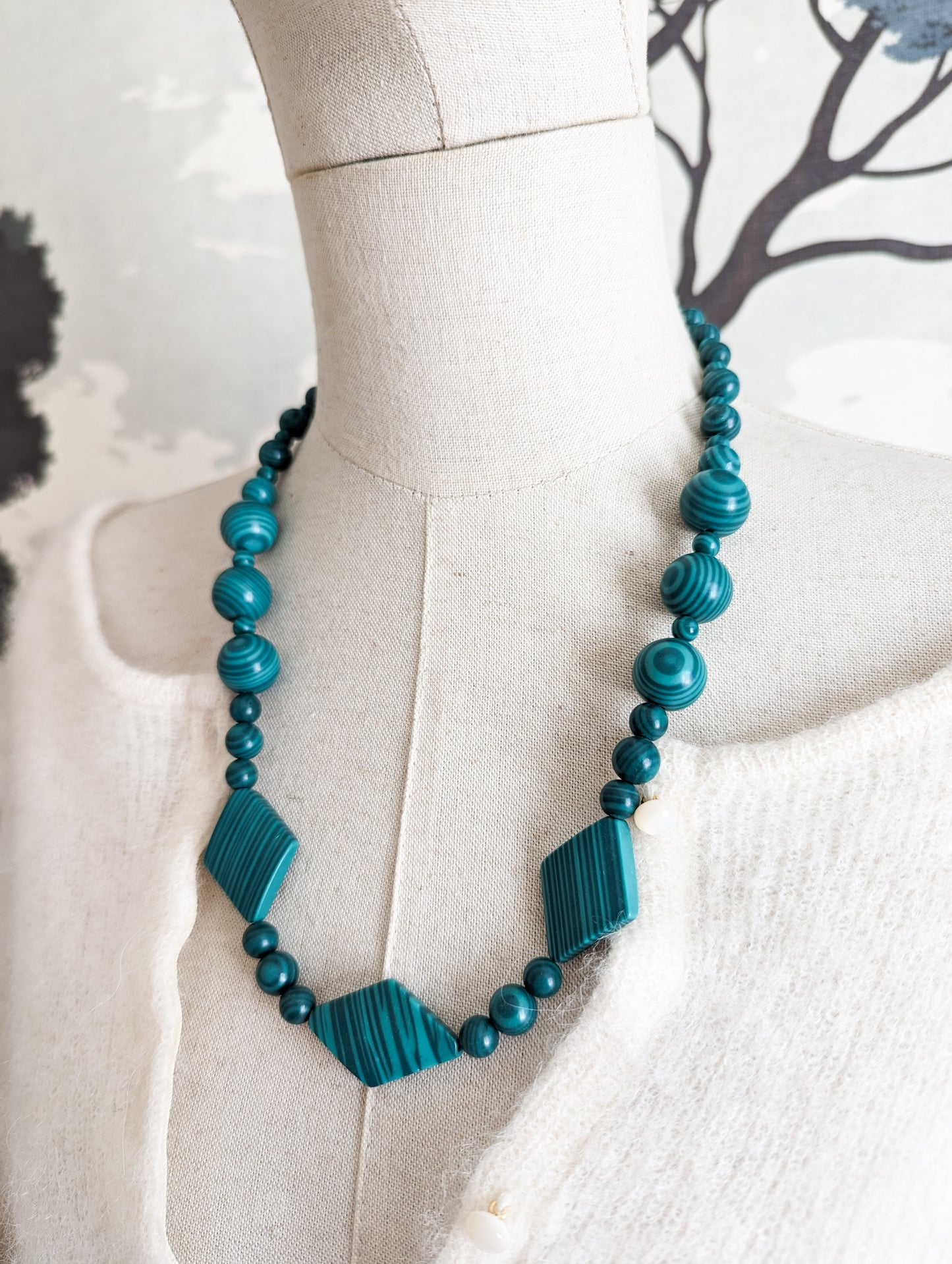 Collier façon Malachite