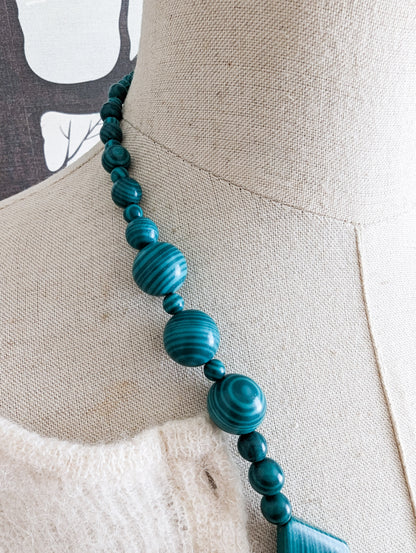 Collier façon Malachite