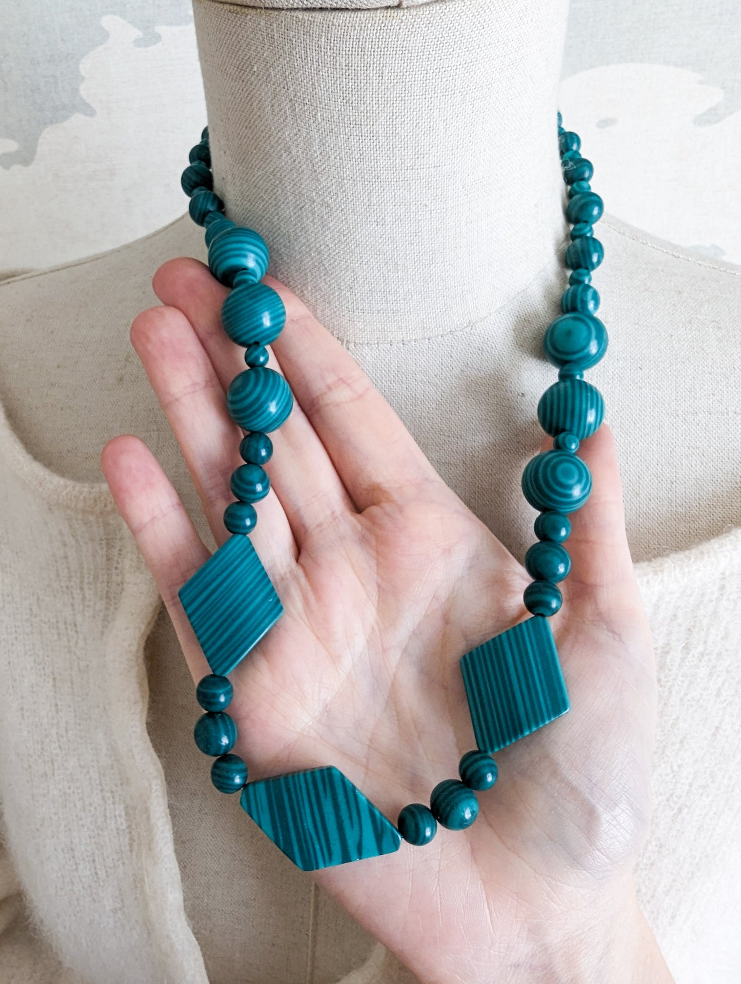 Collier façon Malachite