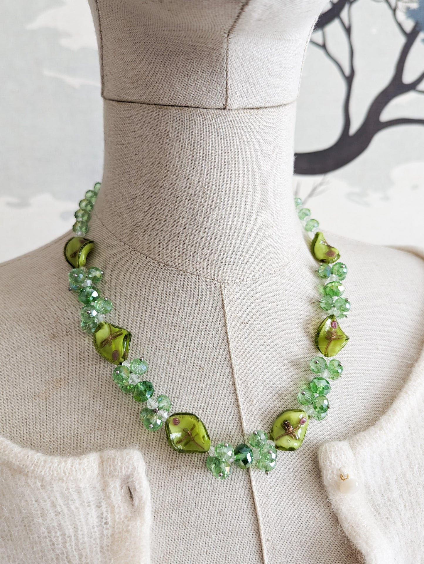 Collier perles Murano