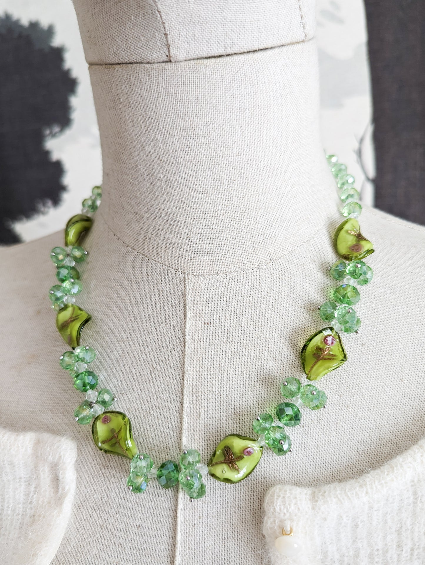 Collier perles Murano