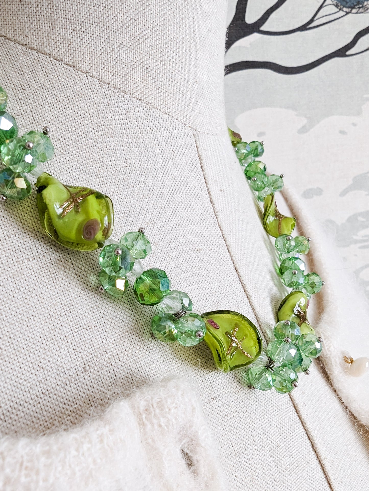 Collier perles Murano