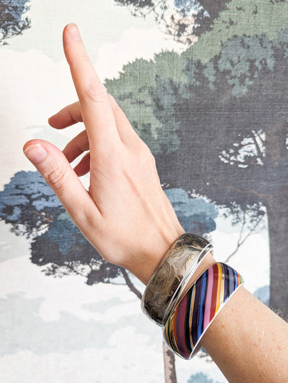 Bracelet argent en Porcelaine