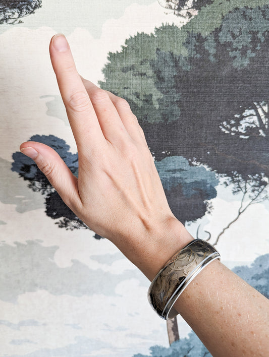 Bracelet argent en Porcelaine