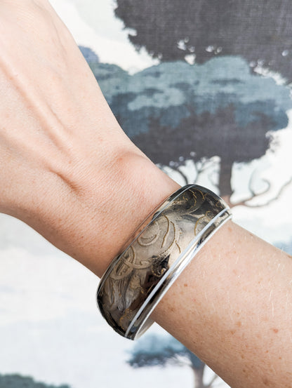 Bracelet argent en Porcelaine