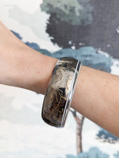 Bracelet argent en Porcelaine