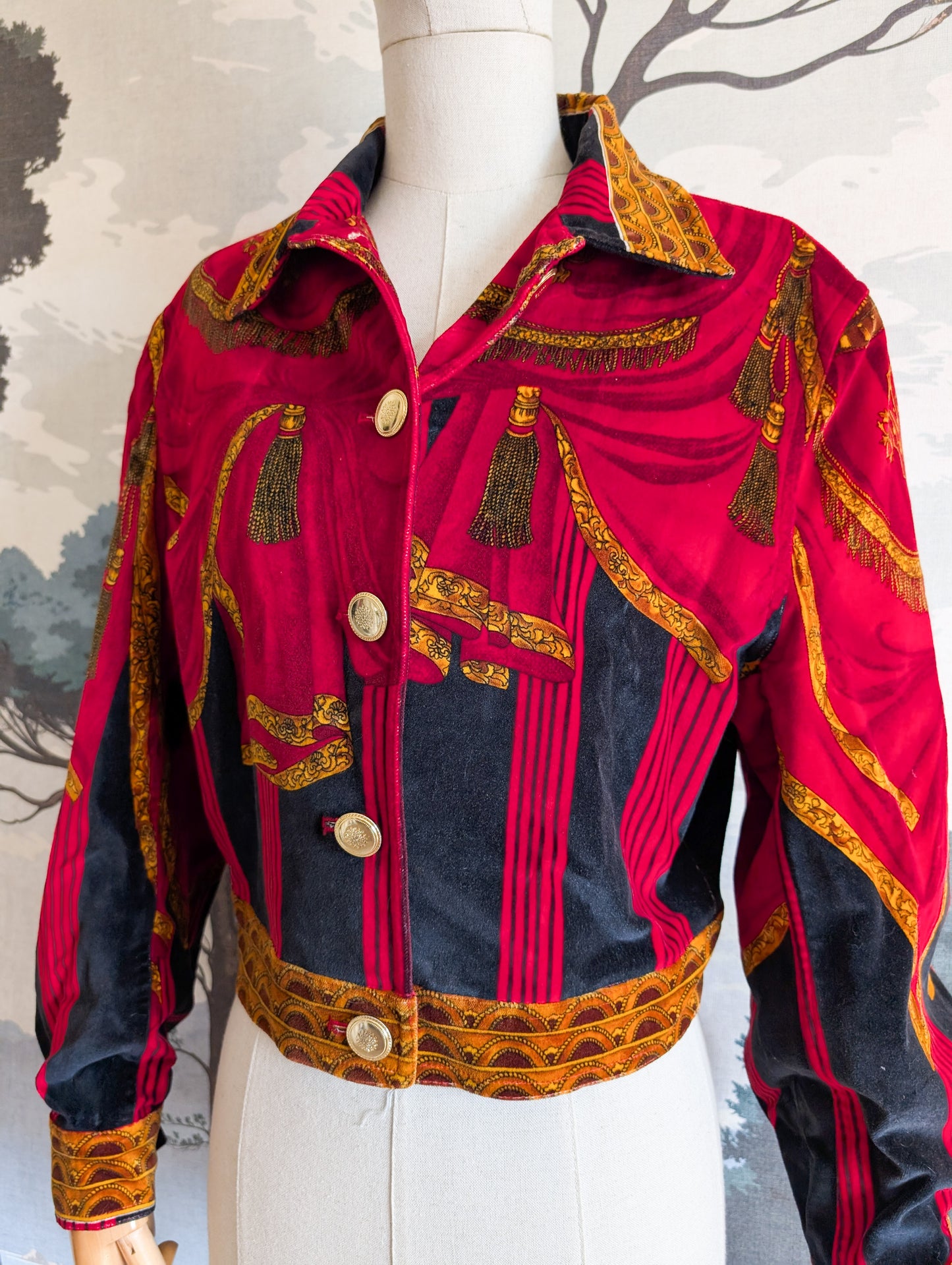 Veste en velours Christian Linares taille 42