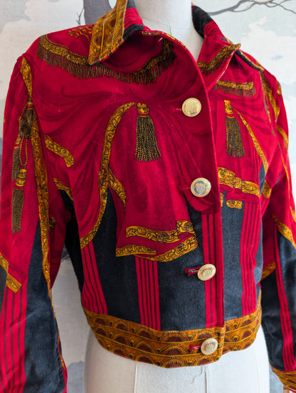 Veste en velours Christian Linares taille 42