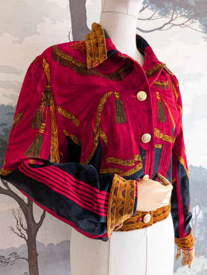 Veste en velours Christian Linares taille 42