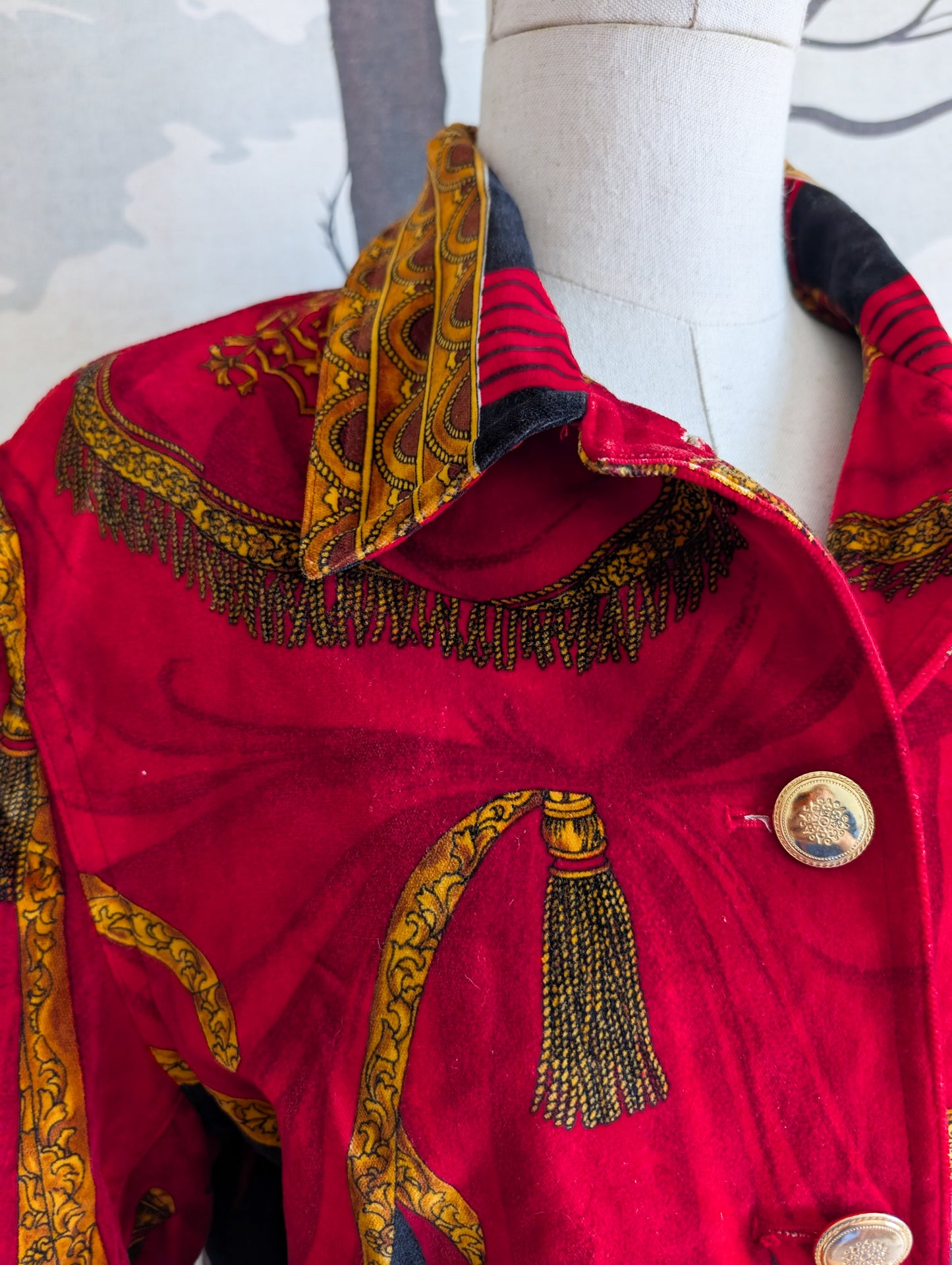 Veste en velours Christian Linares taille 42