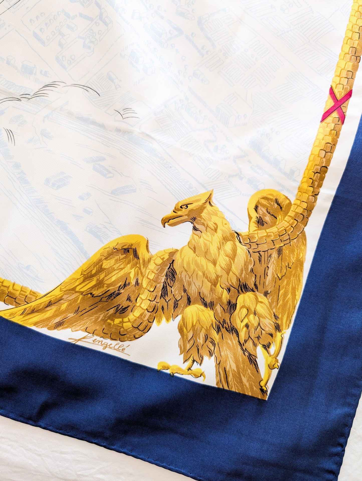 Foulard en soie Montgolfière