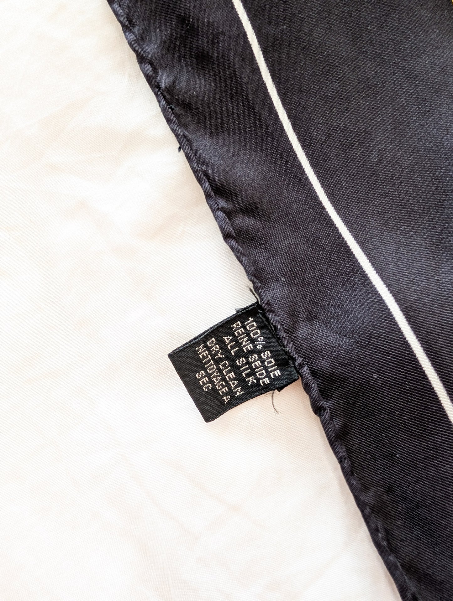 Foulard en soie Boussole