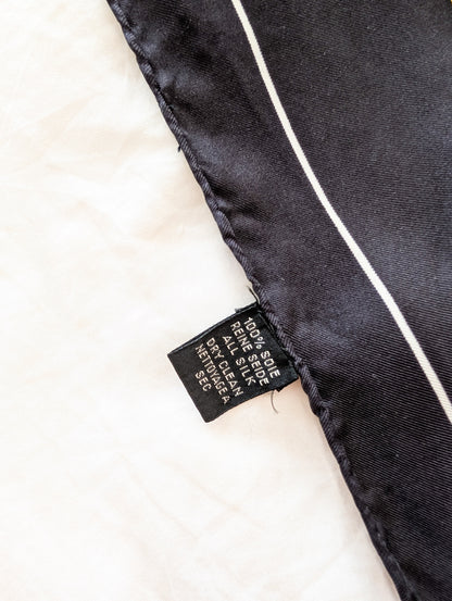 Foulard en soie Boussole