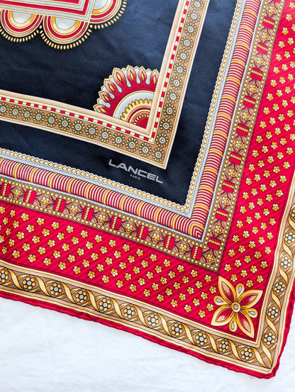 Foulard en soie Lancel
