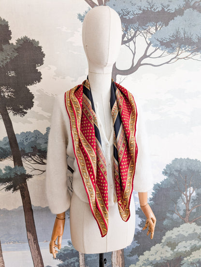 Foulard en soie Lancel