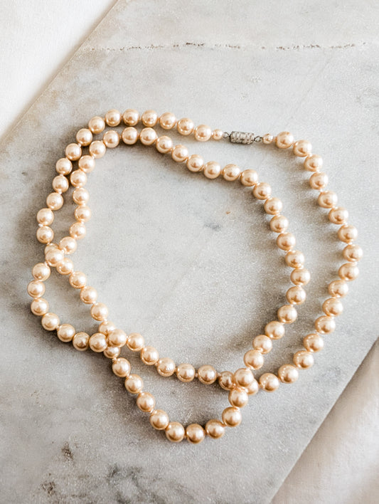 Sautoir de perles 60's