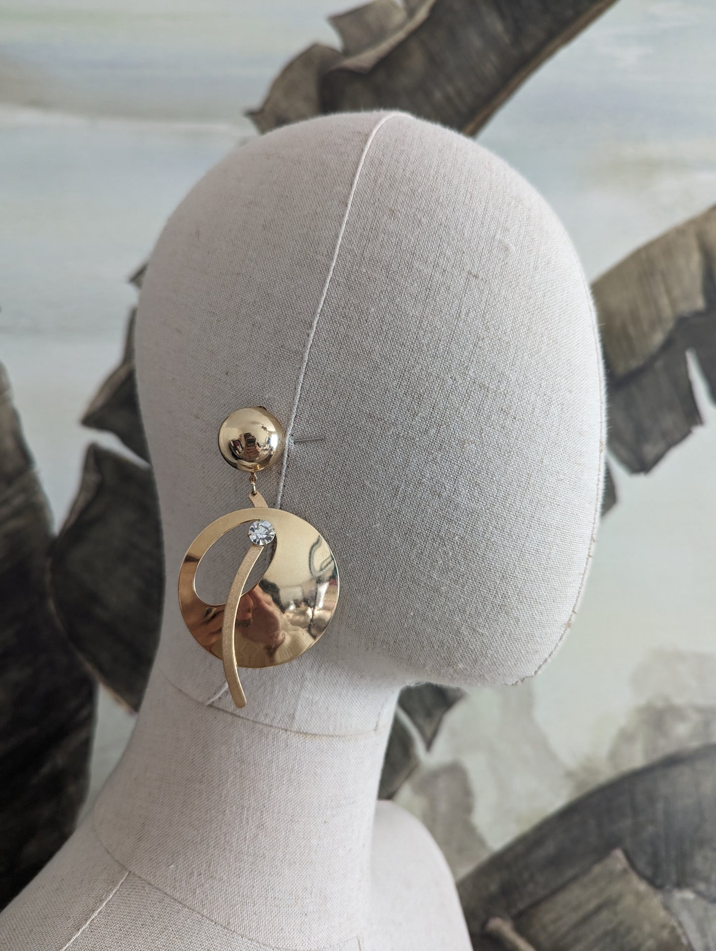 Grandes boucles à clips 70's