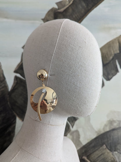 Grandes boucles à clips 70's