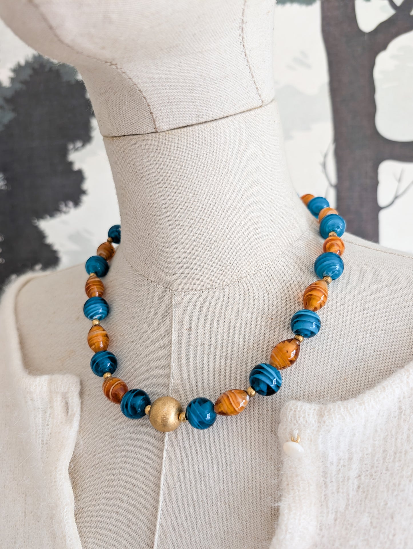 Collier en verre de Murano