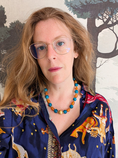 Collier en verre de Murano