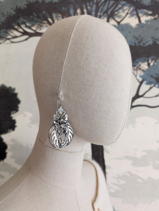 Grandes boucles Art Nouveau