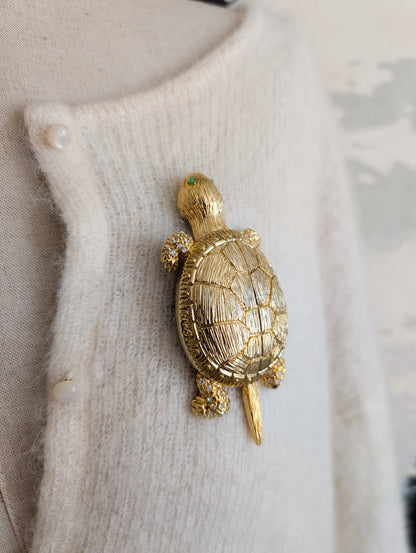 Très grande broche tortue