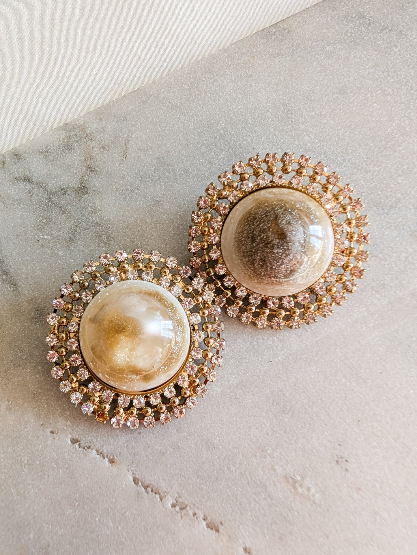 Grandes boucles rondes