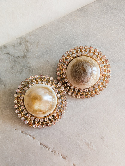 Grandes boucles rondes