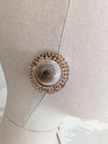 Grandes boucles rondes