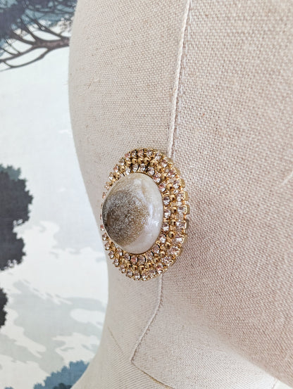 Grandes boucles rondes