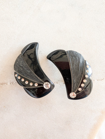 Boucles à clips en Lucite