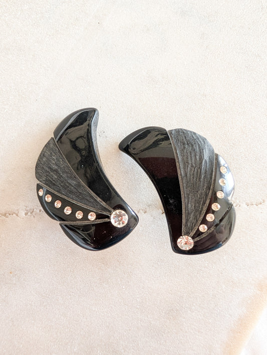 Boucles à clips en Lucite