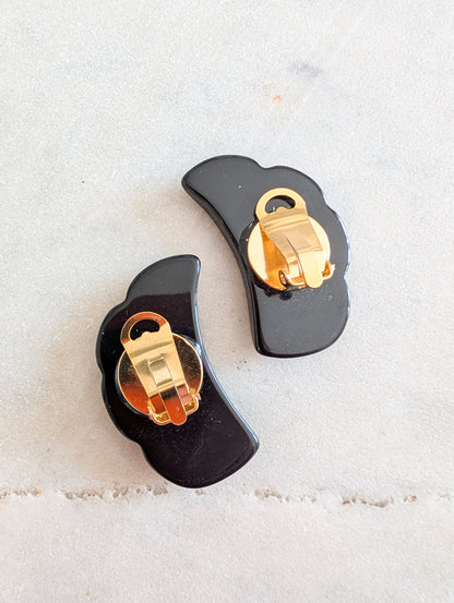 Boucles à clips en Lucite