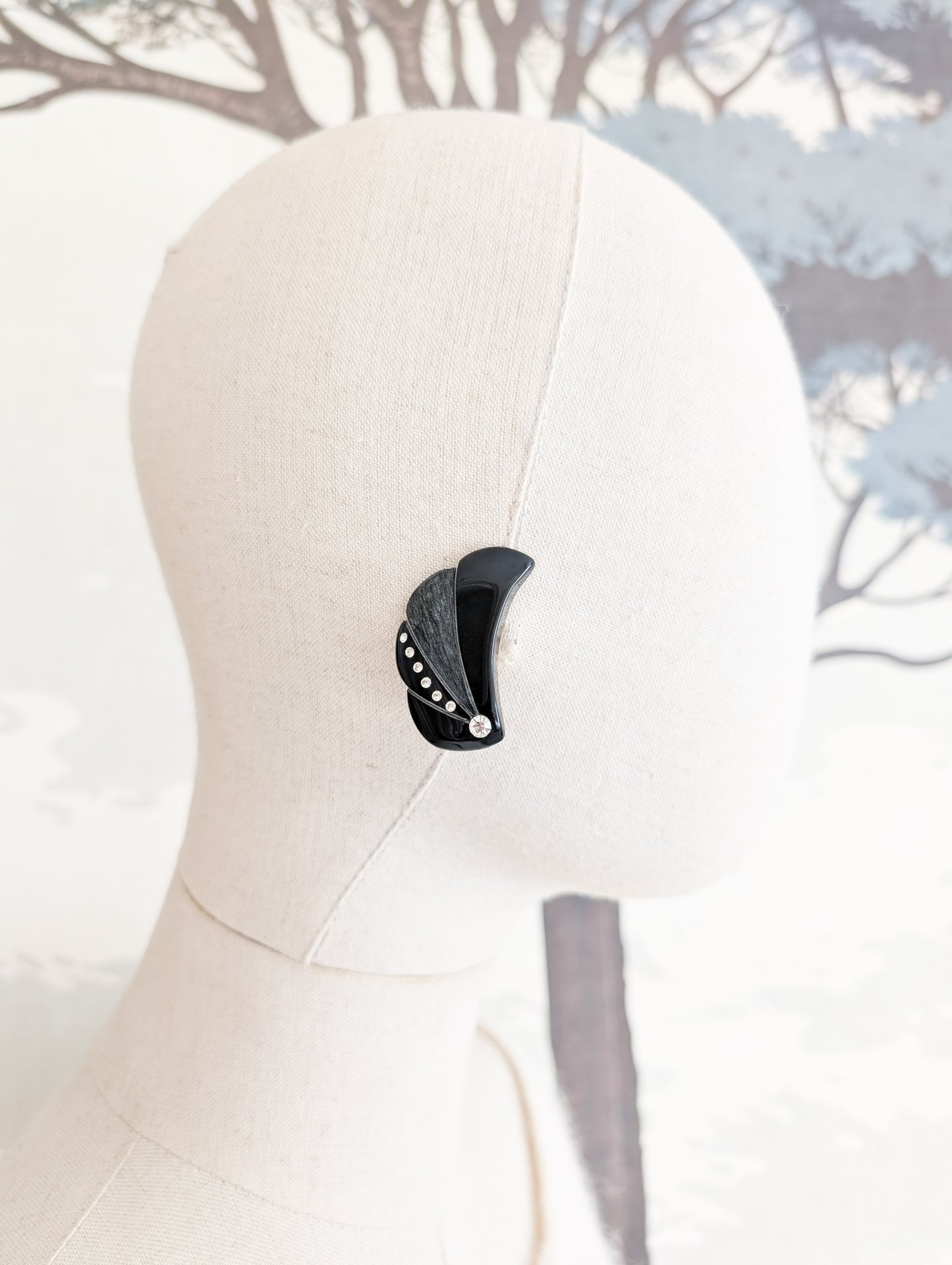 Boucles à clips en Lucite