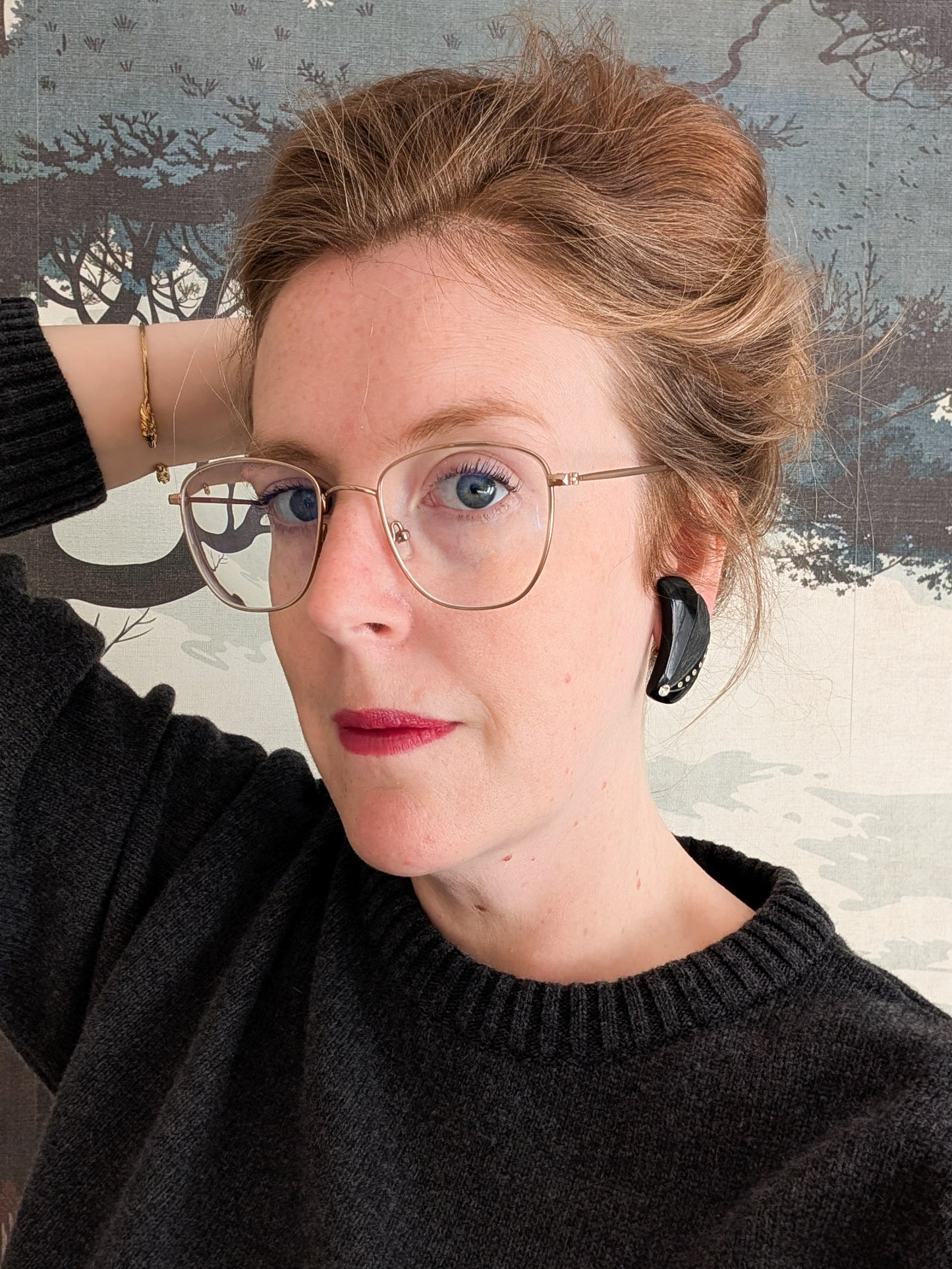 Boucles à clips en Lucite