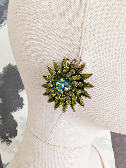 Boucles fleurs à clips