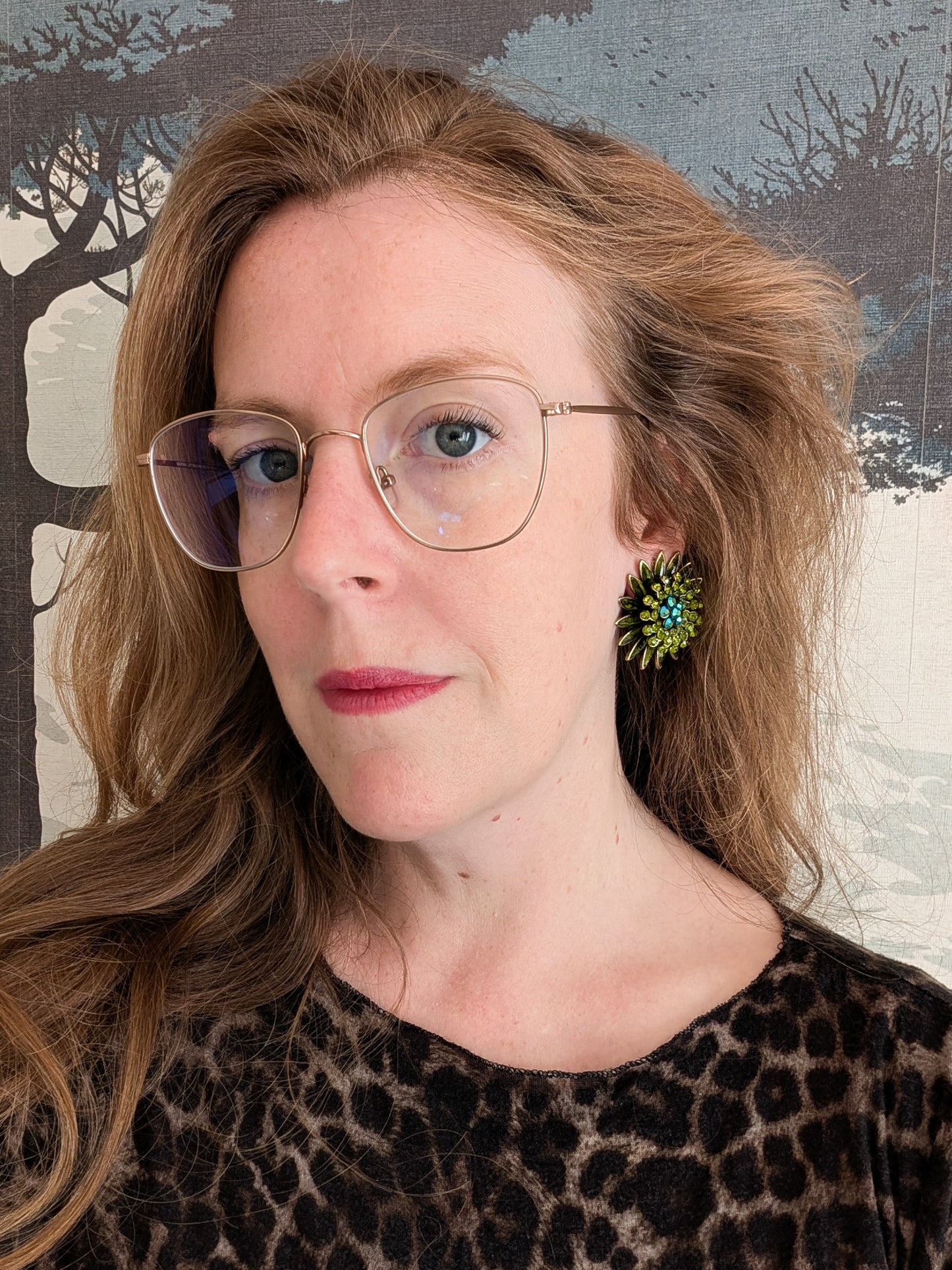 Boucles fleurs à clips