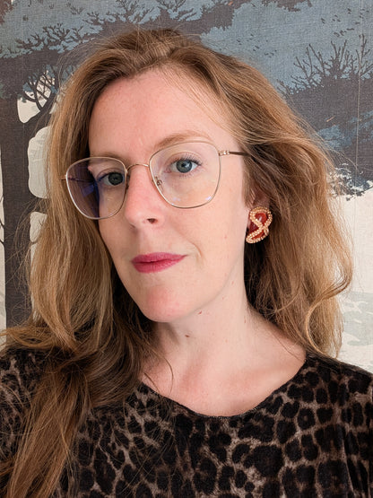 Boucles roses à clips