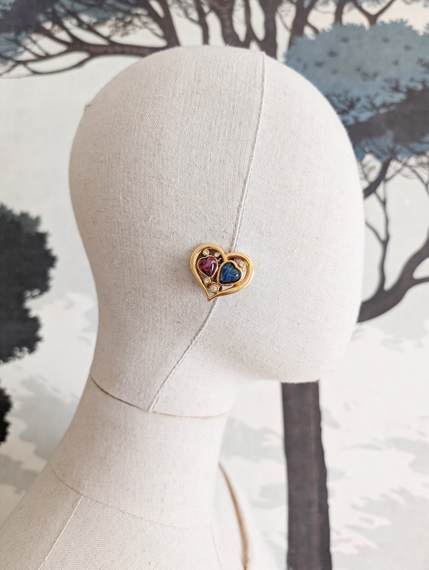 Boucles coeurs à clips