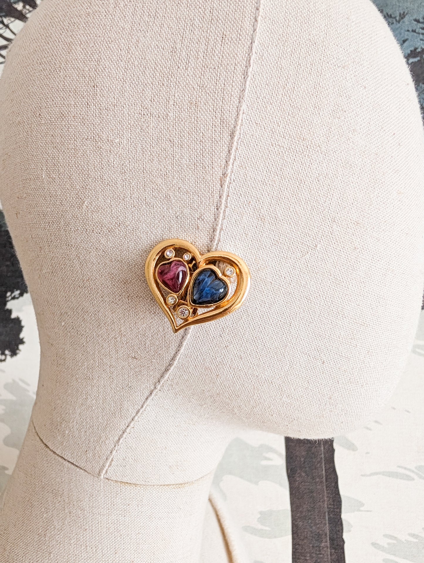 Boucles coeurs à clips