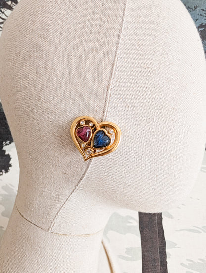 Boucles coeurs à clips