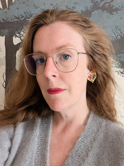 Boucles coeurs à clips