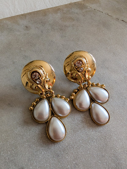 Boucles perles italiennes