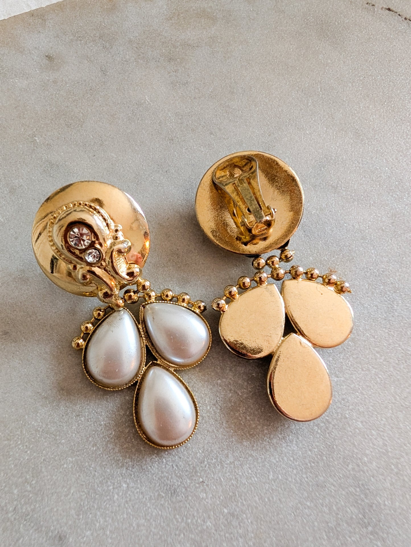 Boucles perles italiennes