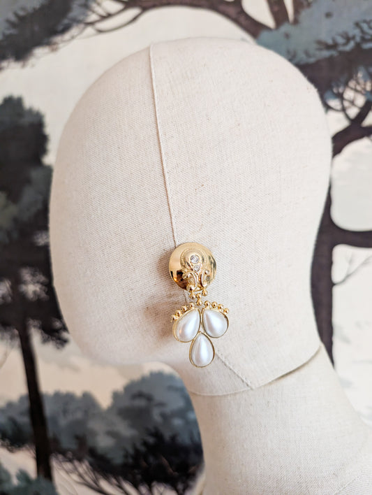 Boucles perles italiennes