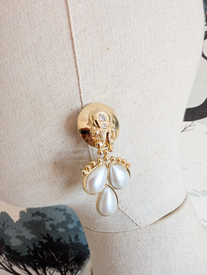 Boucles perles italiennes