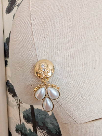 Boucles perles italiennes