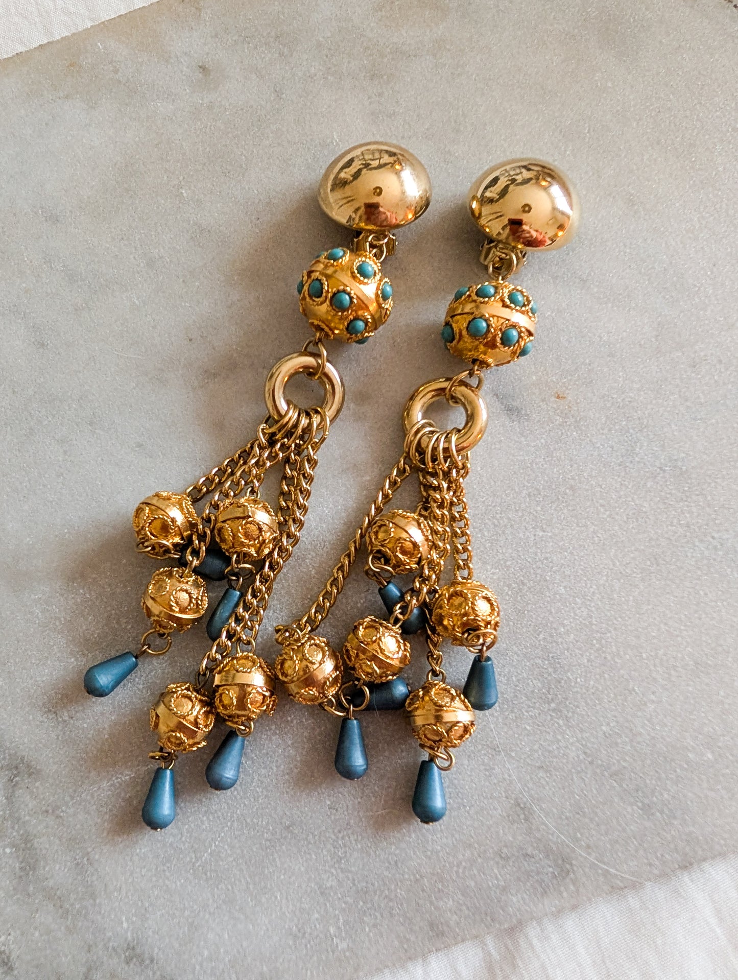 Longues boucles pampilles